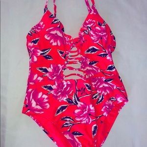 Floral bathing suit